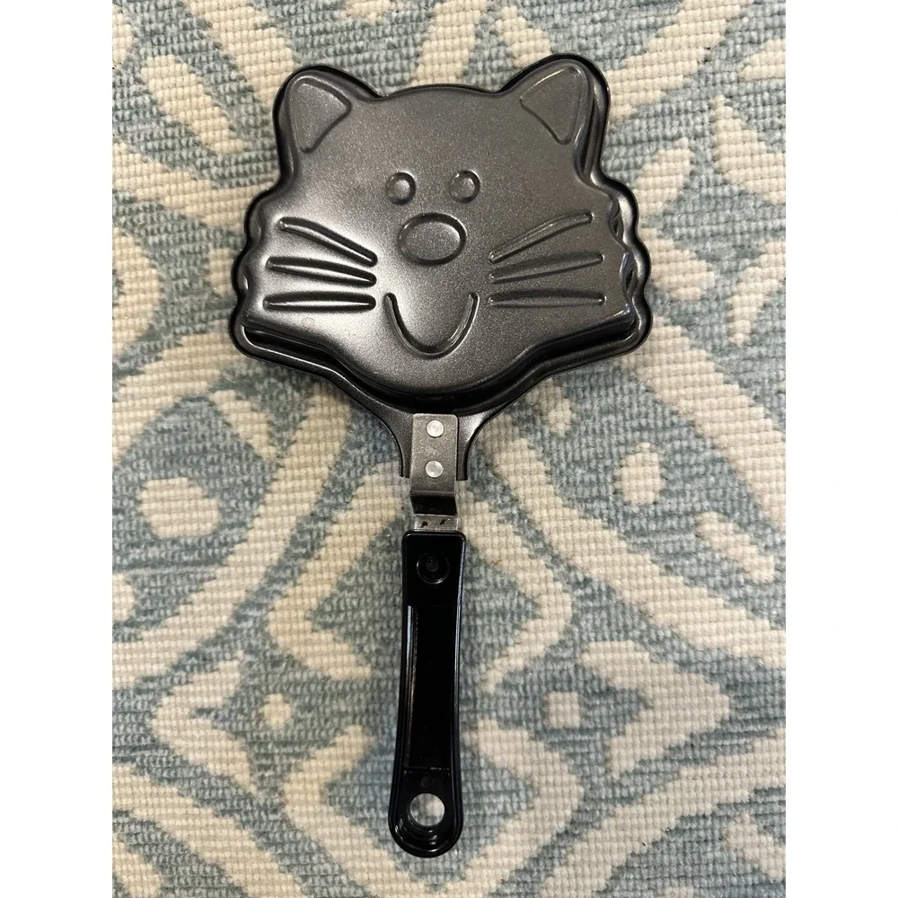 Cat Face Mini Pancake Frying Pan Non-Stick‎ Skillet Cartoon Breakfast Cookware